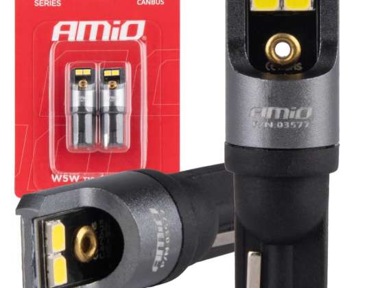 LED-Leuchtmittel canbus pro t10 w5w 4x2016 smd weiß 12v 24v amio 03577