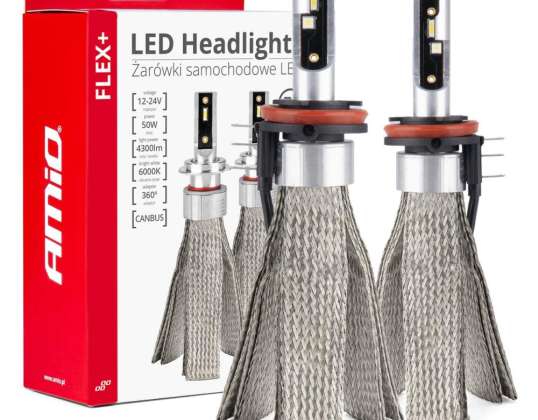 AMI 03666/01080 Bombillas de coche led flex series h15 6000k 12v 24v canbus amio 03666