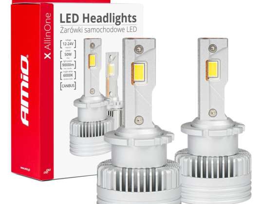 LED-lamput x AllinOne D2S D2R D4S D4R 6000K Canbus AMiO 03670