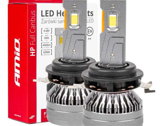 Auton led-lamput sarja hp full canbus h7 1 6500k amio 03675