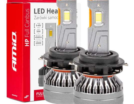 LED-Autolampen Serie HP FULL CANBUS H7 6 6500K AMiO 03676