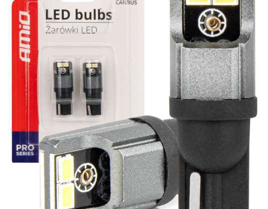 Bombillas led canbus 3020 4SMD T10 W5W W10W 12V 24V amio 03717