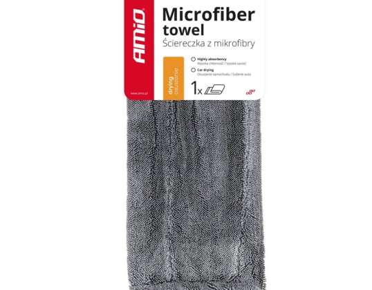 Microvezel stoffen handdoek voor het drogen van autolak 40x60 cm amio 03760