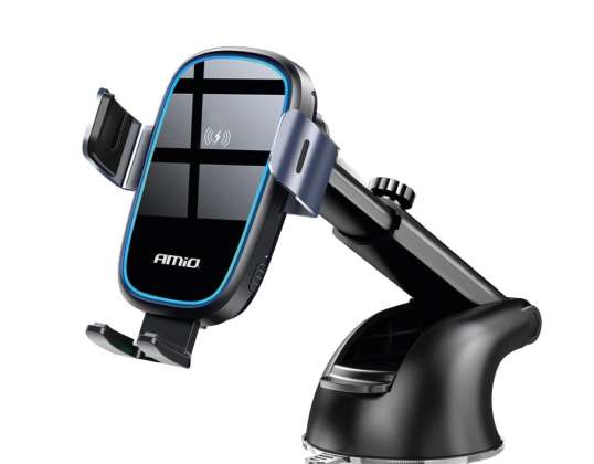 Autohalterung für Telefon Fenster Cockpit Board Induktionsladegerät 15w amio 03779