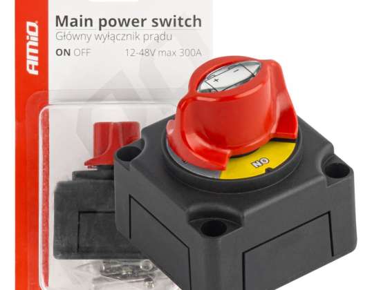 Разединител на прекъсвача равнина на батерията 12v 48v max 300a amio 03838
