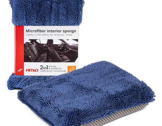 Éponge en microfibre pour le nettoyage de l’intérieur de la voiture amio 03844