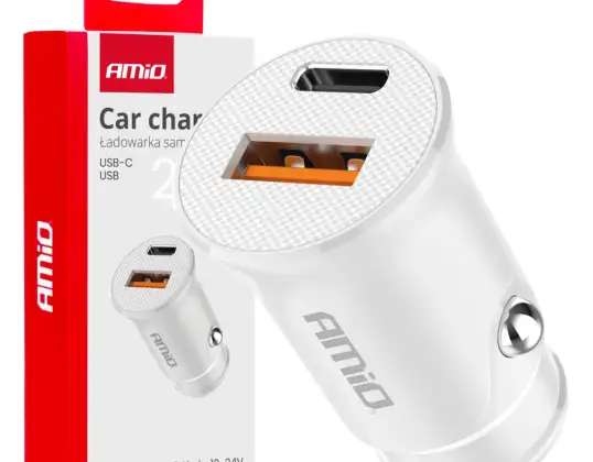 Autoladegerät USB A USB C 20W AMIO 03877