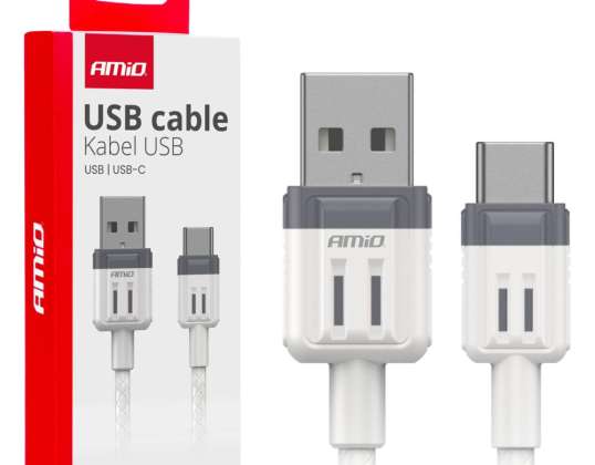 USB A USB ladekabel C 3A 200cm fulllink amio 03906