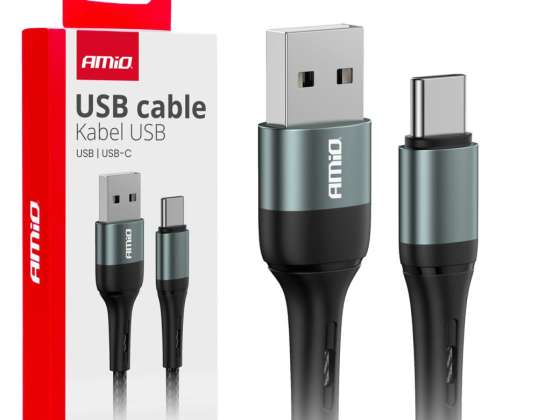 USB A USB C 3A Ladekabel 200cm fulllink amio 03912