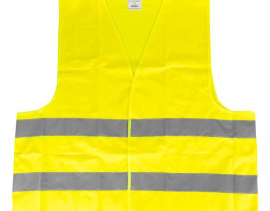 Varselvest reflekterende gul xl med amio sertifikat 03934