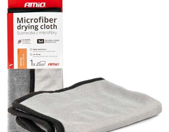 Mikrofaserhandtuch zum Trocknen des Autos 40x30 cm 550 g amio 03981