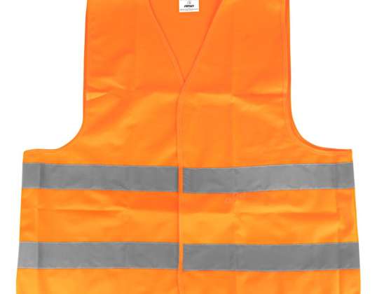 Refleksvest Oransje Sertifisert xxl amio 03985