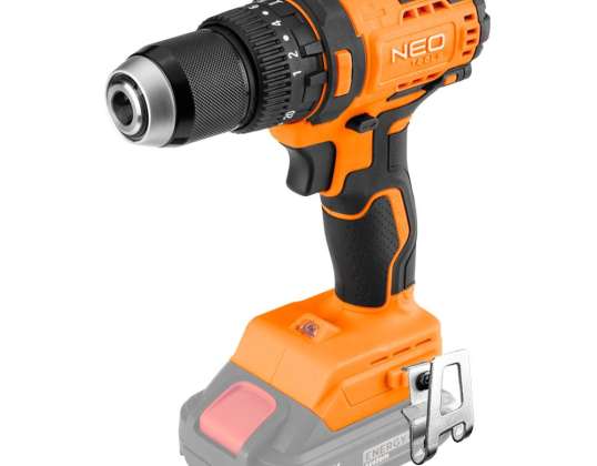Trapano a percussione senza spazzole 18V. Manico da 13 mm. Compatto. Energia. senza batteria