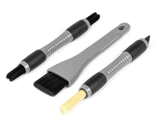 Autokosmetik-Set Auto-Detaillierungsbürsten 3-tlg. AMIO 04033