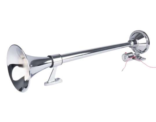 Torvi Horn Horn Kromi 640mm 12v 24v amio 04076