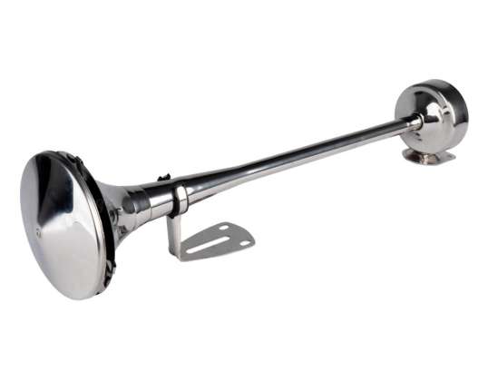 Torvi Horn Horn Horn Kromi 520mm 12v 24v Hightone Amio 04077