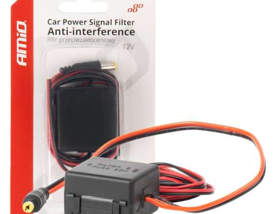 Samochodowy filtr przeciwzakłóceniowy z przetwornikiem dc dc 12/24v 12v i wtyczką amio 04101