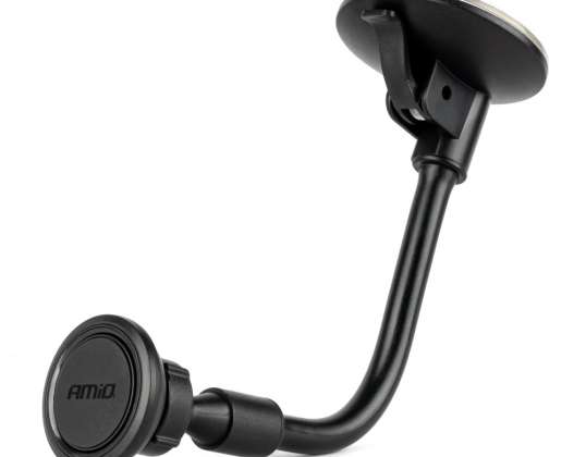 Ön cam vantuz için manyetik araç telefonu tutucusu esnek 360 ° amio 04143
