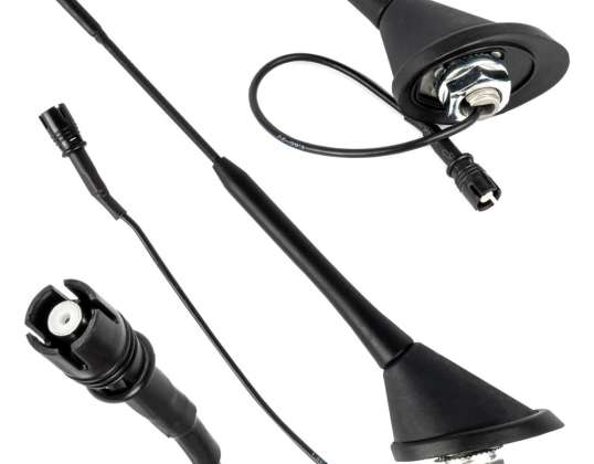 Universelle Autoantenne BAT Mast mit RAKU 2 Verstärker ANT10 AMIO 04154