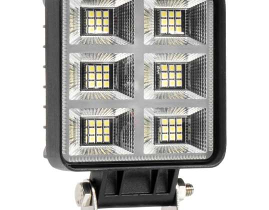 Lampa robocza szperacz led awl60 69w 6500k 7200lm 12v 24v amio 04201