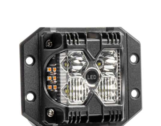 Holofote da lâmpada de trabalho led awl66 60w 6500k 6000lm 12v 24v amio 04207
