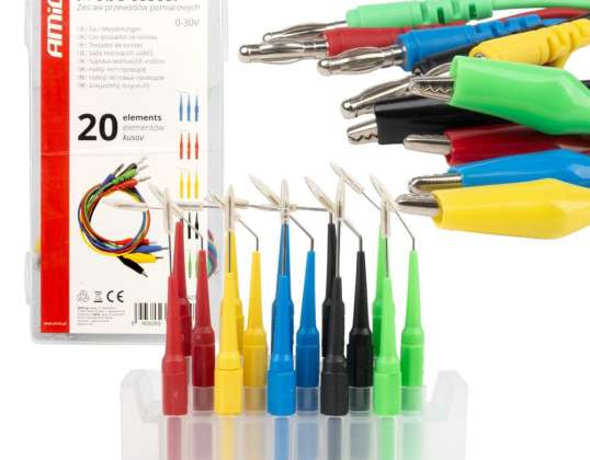 Messleitungs-Set 20-tlg. AMIO 04274