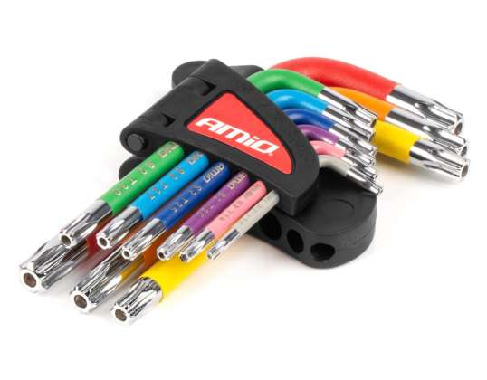 Torx-avaimet lyhyt sarja 9 kpl. S2 AMIO 04300