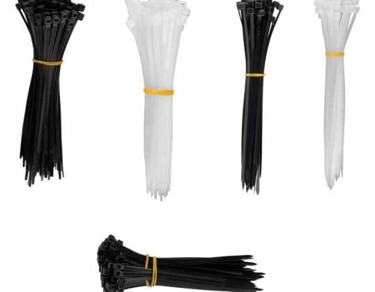 Plastikust kaablisidemed mitmevärviline komplekt 500 tk. AMIO 04317