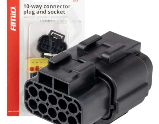 Elektrický konektor vodotěsný sada 10 Pin 2.2mm amio 04351