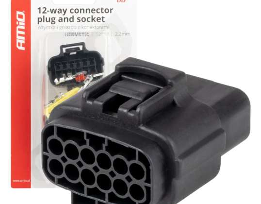 Connecteur Electrique Etanché Set 12 Broches 2.2mm amio 04352