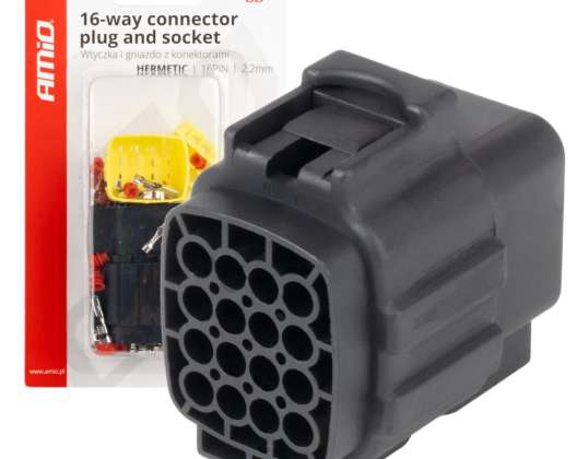 Connecteur Electrique Kit Etanchétique 16 Broches 2.2mm amio 04353
