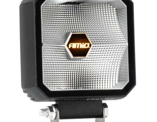 Lampe de travail halogène projecteur led 30w combo 12v 24v amio 04394