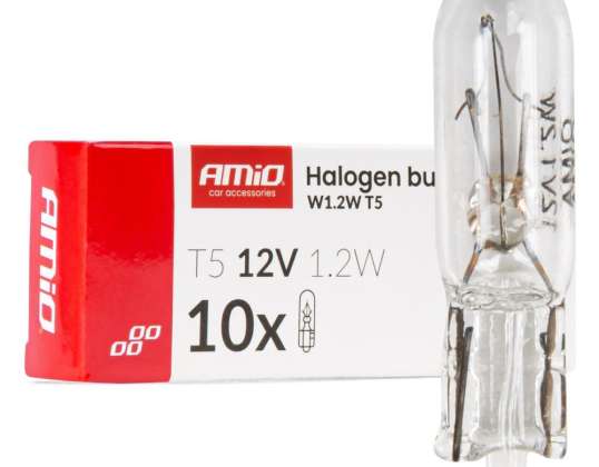 Halogenové žárovky 1.2w w2x4.6d 10ks. AMIO 04412
