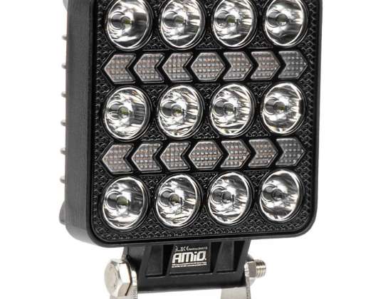 Arbeitsscheinwerfer Halogen LED Suchscheinwerfer AWL75 36W 3600lm 12V 24V Amio 04419