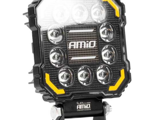 Фонарь рабочего освещения галогенный светодиодный прожектор awl81 48w 3000lm 12v 24v amio 04425