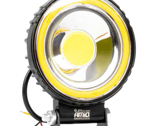 Lámpara de trabajo halógeno led reflector awl83 48w 3600lm 12v 24v amio 04427