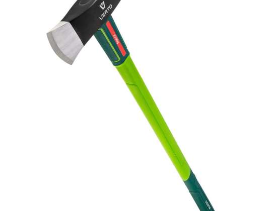 Axt 3900 g. Kopf 2700 g. Stiel aus Fiberglas