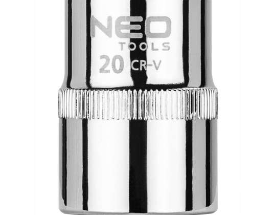 Sechskantstecknuss 1/2&quot;. 20 mm. Superlock