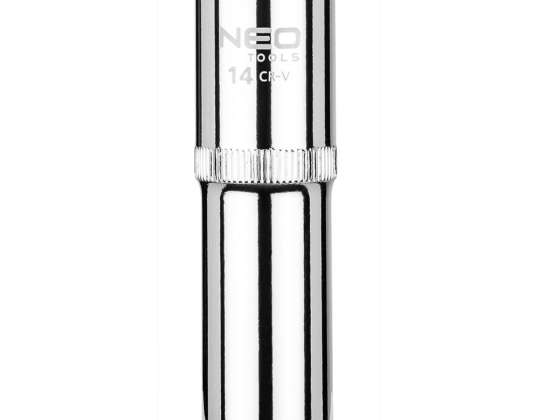 Lange Sechskant-Nuss 1/2&quot;. 14 mm. Superlock