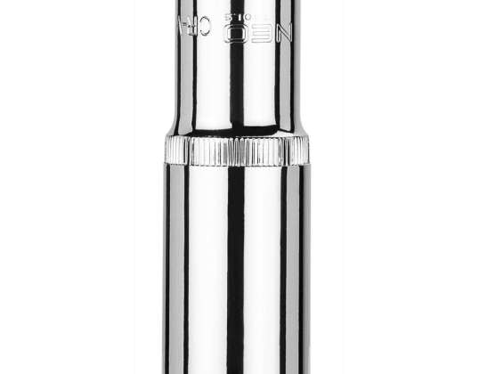 Lang sekskantet hylse 1/2&quot;, 18 mm. Superlock
