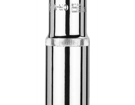 Lang sekskantet hylse 1/2&quot;, 21 mm. Superlock