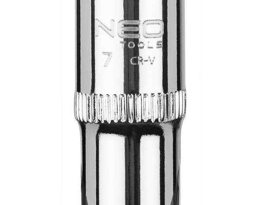 Sekskantet tilbehør 1/4". 7 mm. superlock