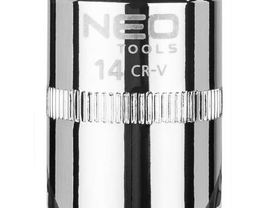 Hex socket 1/4&quot;. 14 mm. superlock