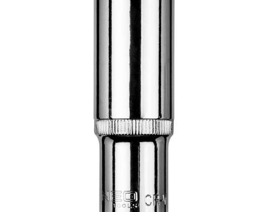 Lange zeskantige dop 1/2&quot;. 18 mm