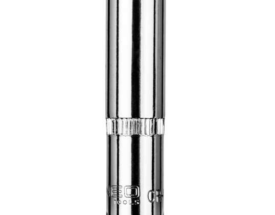 Lange zeskante dop 1/4&quot;, 8 mm