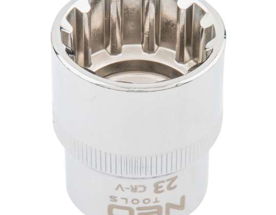 Soquete Spline 1/2". 23 mm