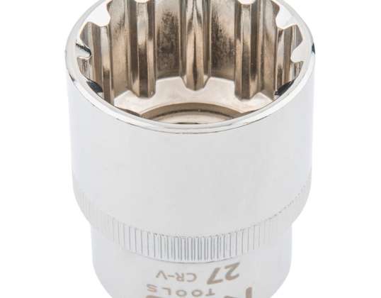 Spline Socket 1/2&quot;. 27 mm