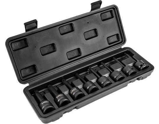 Ударные ключи Torx 1/2&quot;. комплект из 8 шт.