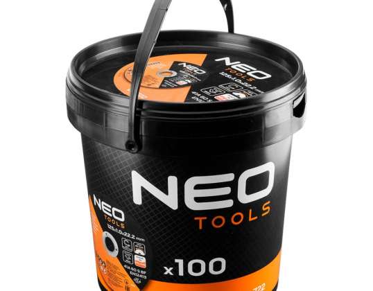 Δίσκοι κοπής για μέταλλο/INOX 125 x 1.0 x 22.2mm. 41 A60 S BF. 100 τμχ. κουβάς. Κατασκευασμένα στην Πολωνία