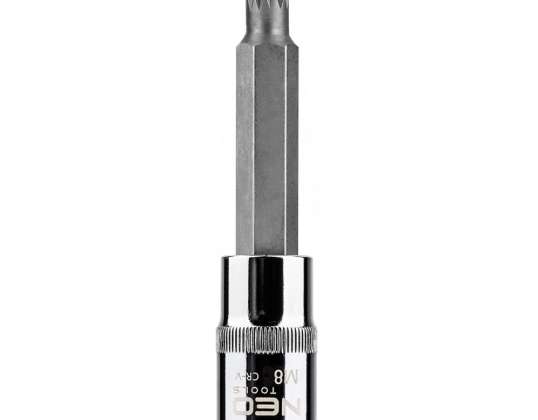 Концевик Spline на головку 1/2&quot;. M8 x 100 мм